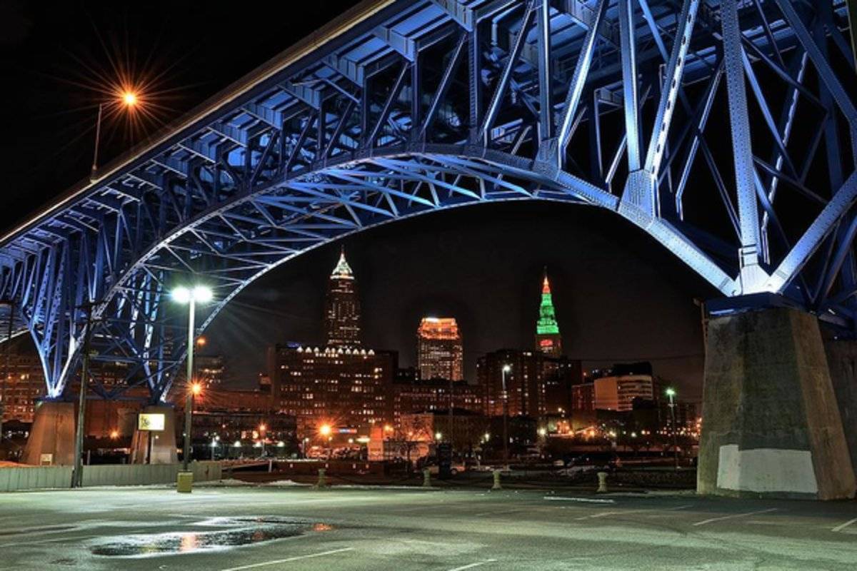 A Cleveland Night - Poster | Canvas Wall Art Print