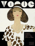 A Vintage Vogue Magazine Cover Of A Woman - Poster | Canvas Wall Art Print