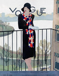 A Vintage Vogue Magazine Cover Of A Woman - Poster | Canvas Wall Art Print