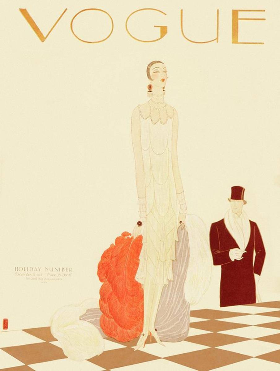A Vogue Magazine Cover Of A Woman - Poster | Canvas Wall Art Print