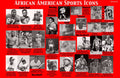 African American Sports Icons - Poster | Canvas Wall Art Print