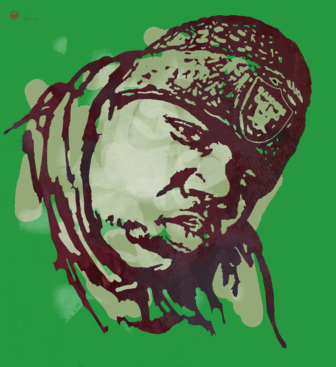 Biggie Smalls Modern Colour Etching Art - Rapper - Poster | Canvas Wall Art Print