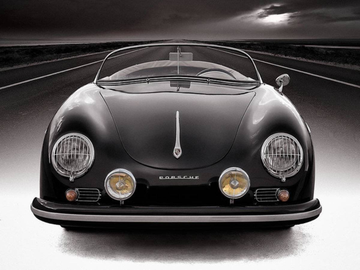Black Porsche Speedster - Poster | Canvas Wall Art Print