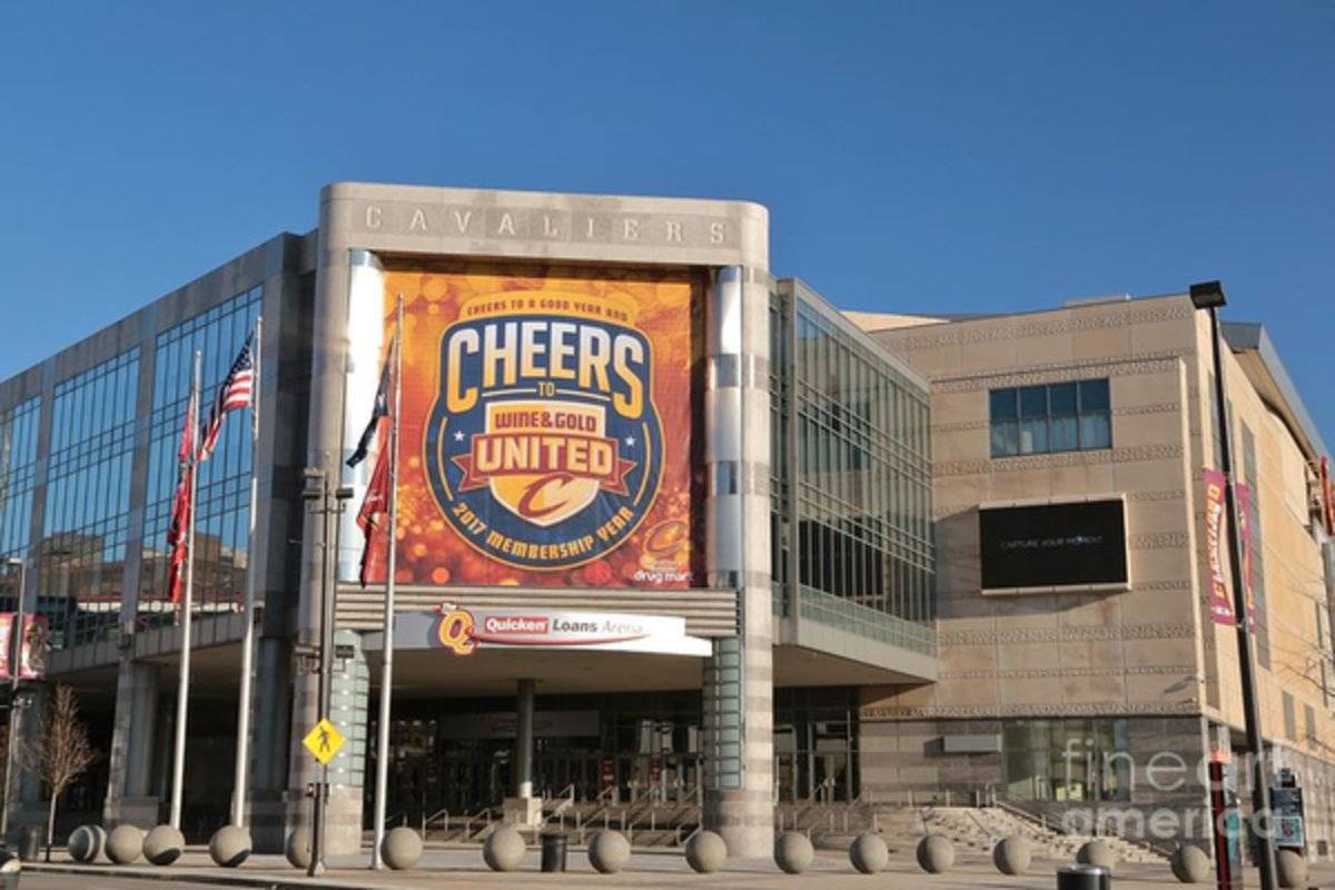 Cleveland Cavaliers Quicken Loans Arena - Poster | Canvas Wall Art Print