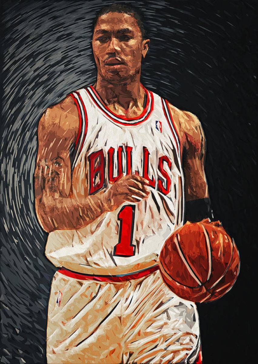 Derrick Rose - Poster | Canvas Wall Art Print