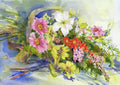 Flower Basket - Poster | Canvas Wall Art Print