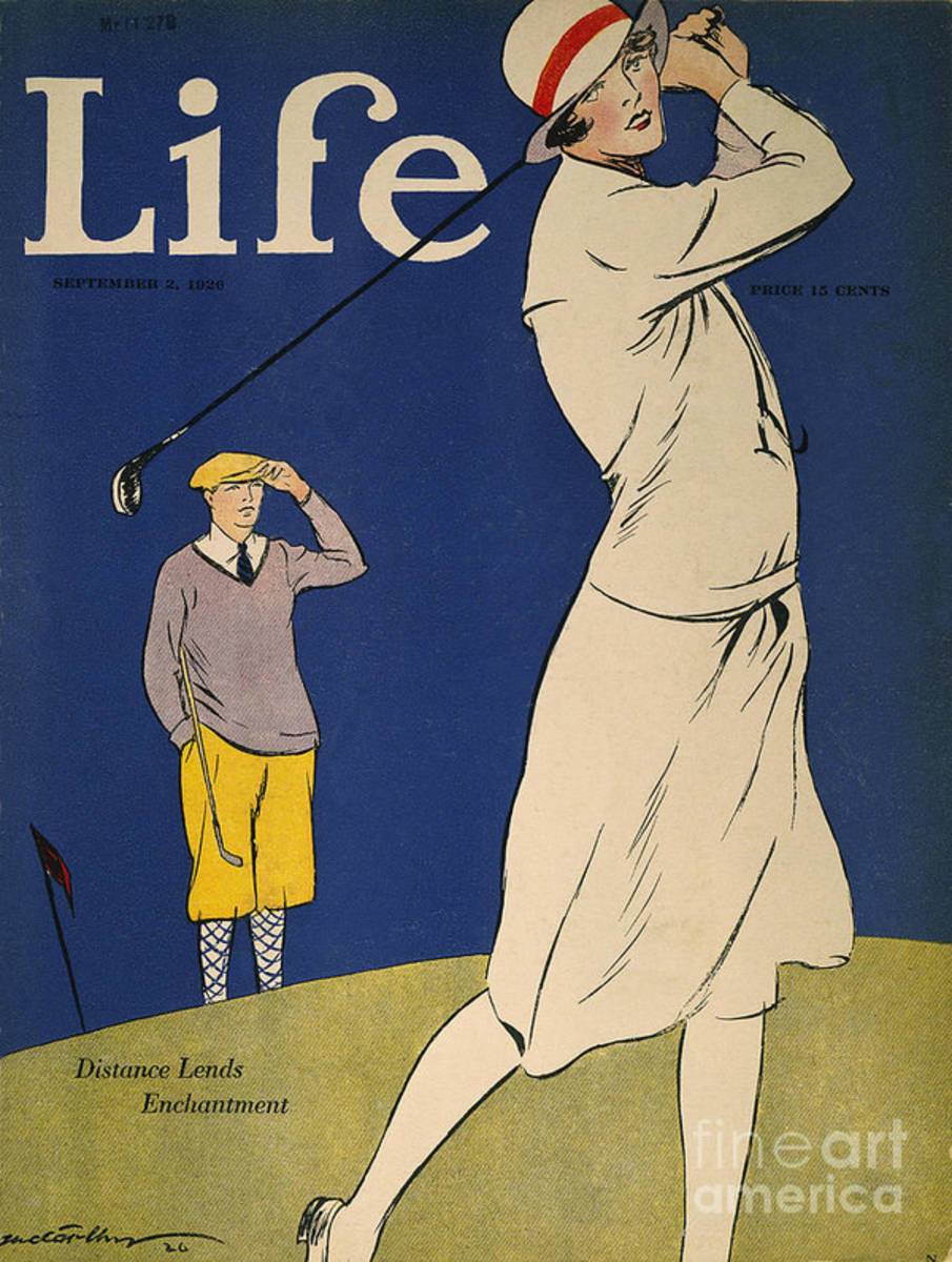 Golfing: Magazine Cover - Poster | Canvas Wall Art Print