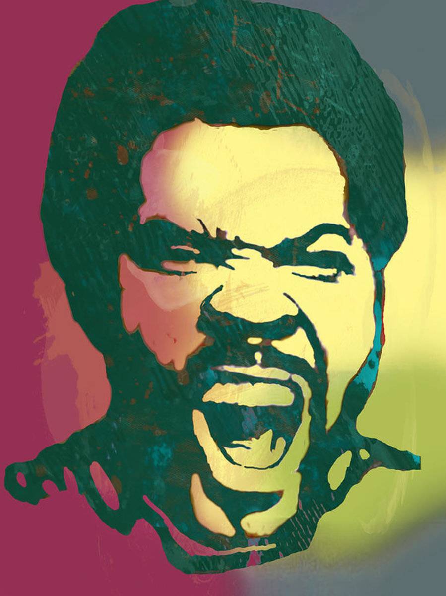 Ice Cube - Stylised Drawing Art - Rapper - Poster | Canvas Wall Art Print