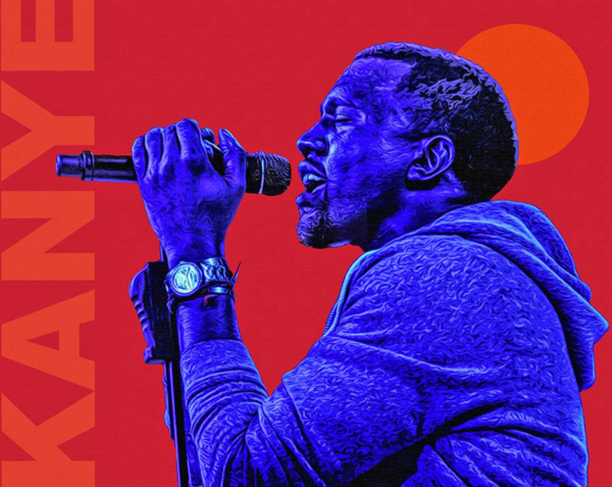 Kanye West - Rapper - Poster | Canvas Wall Art Print