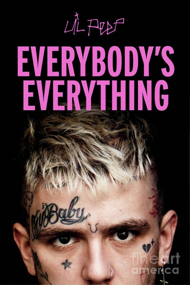 Lil Peep Everybody'S Everything - Poster | Canvas Wall Art Print