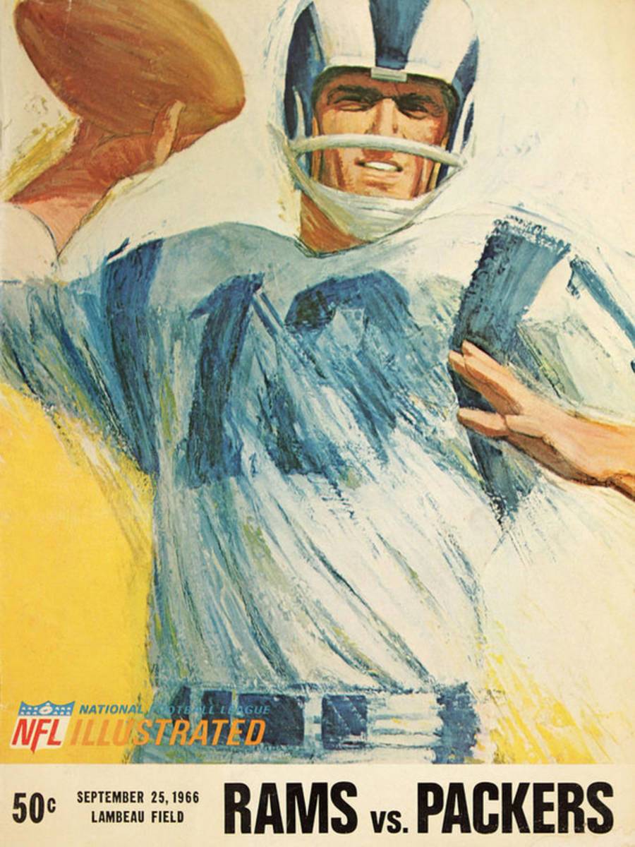 Los Angeles Rams Vintage Program - Poster | Canvas Wall Art Print