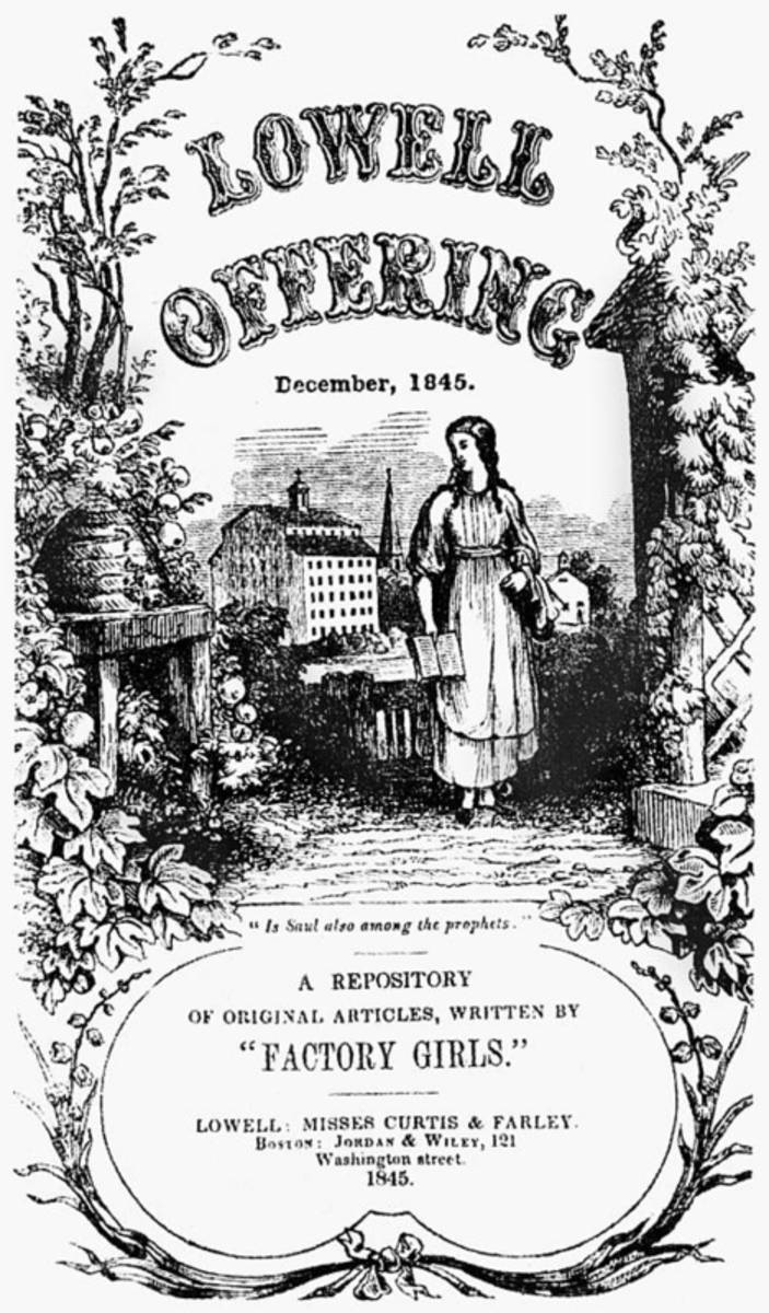 Lowell Offering, 1845 - Poster | Canvas Wall Art Print
