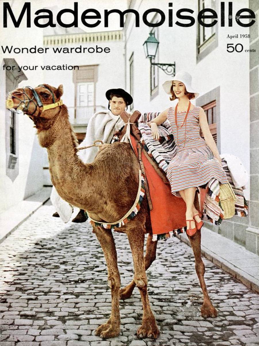 Mademoiselle Cover Featuring Model Dolores - Poster | Canvas Wall Art Print