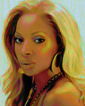 Mary J Blige - Rapper - Poster | Canvas Wall Art Print