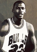 Michael Jordan Artwork - Poster | Canvas Wall Art Print