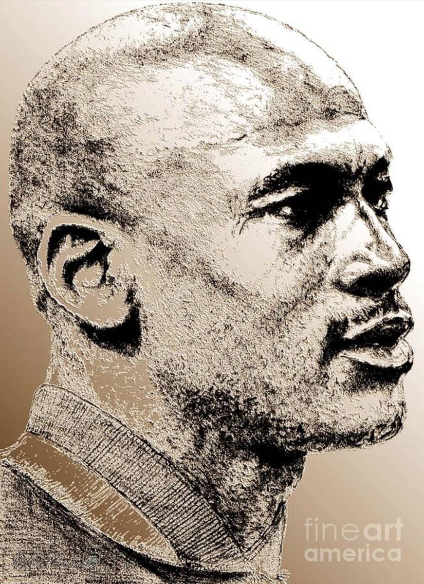 Michael Jordan In 1990 - Poster | Canvas Wall Art Print