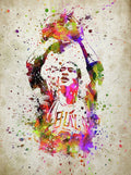 Michael Jordan In Color - Poster | Canvas Wall Art Print