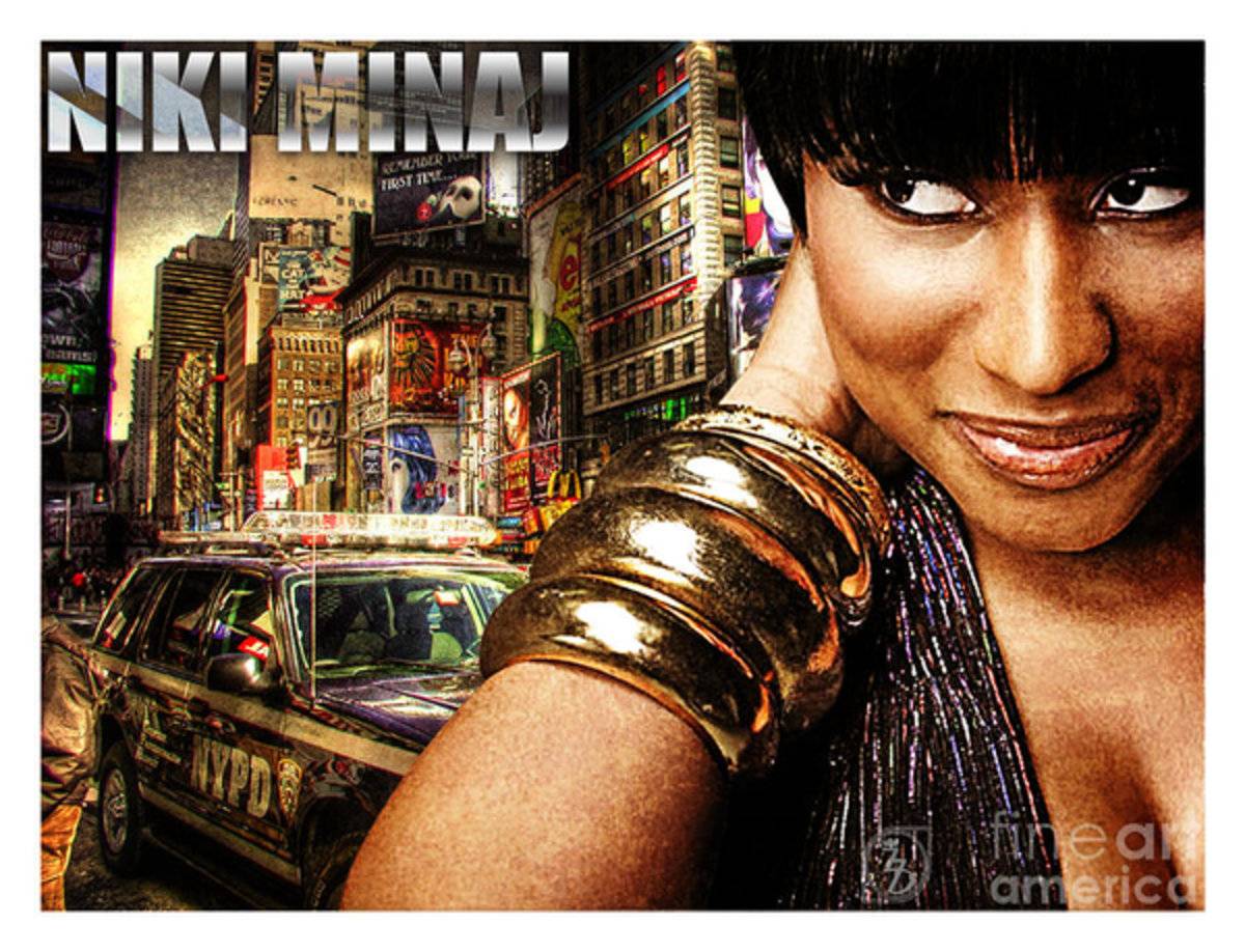 Niki Minaj - Rapper - Poster | Canvas Wall Art Print