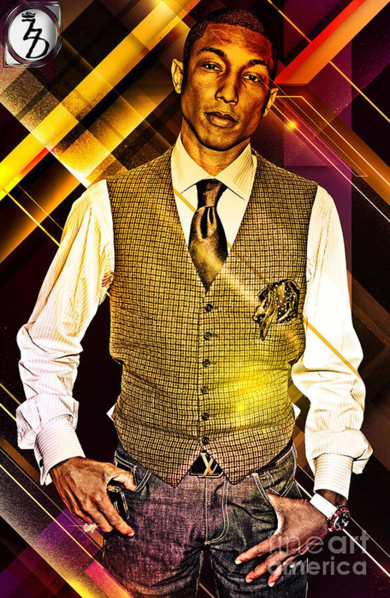 Pharrell - Rapper - Poster | Canvas Wall Art Print
