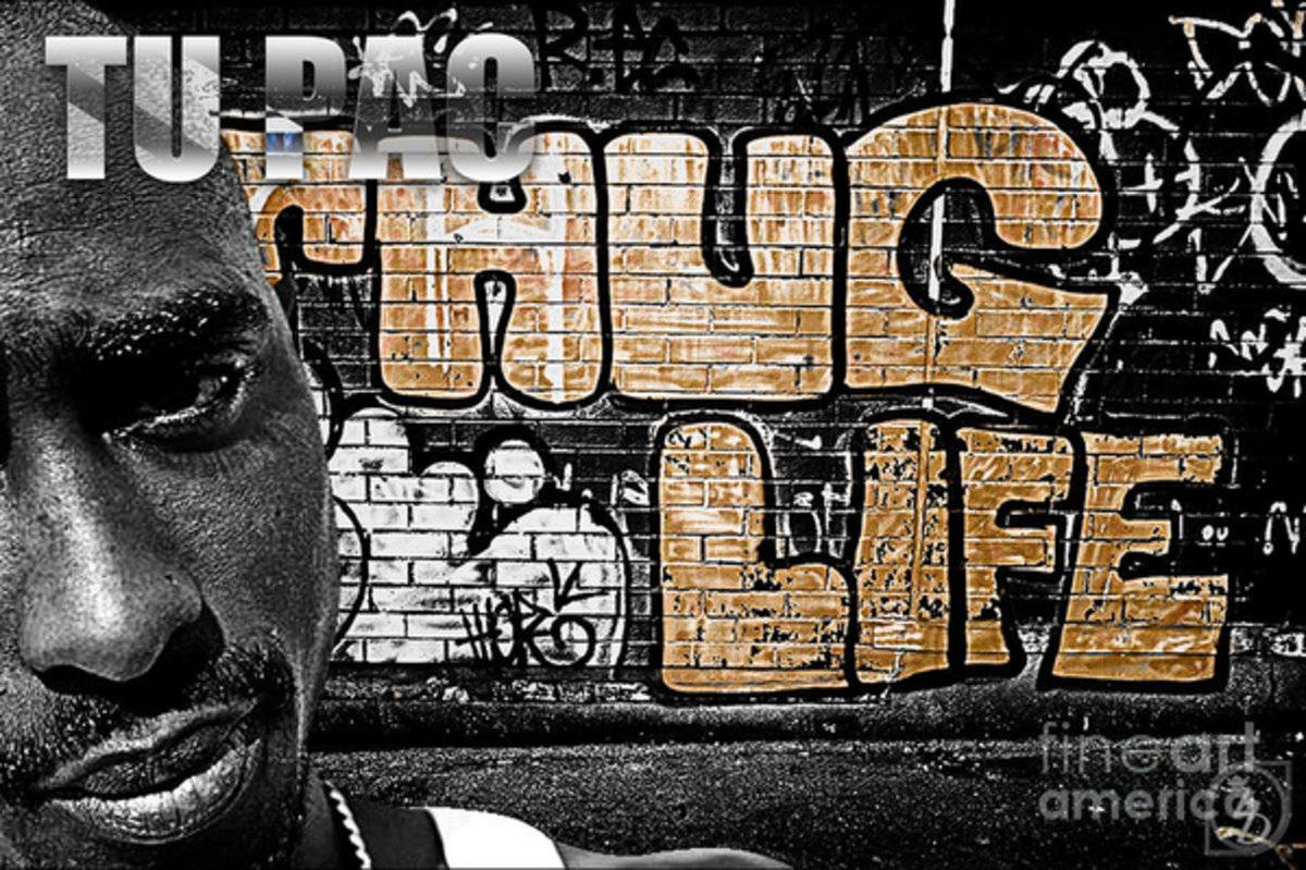 Street Phenomenon 2Pac - Rapper - Poster | Canvas Wall Art Print