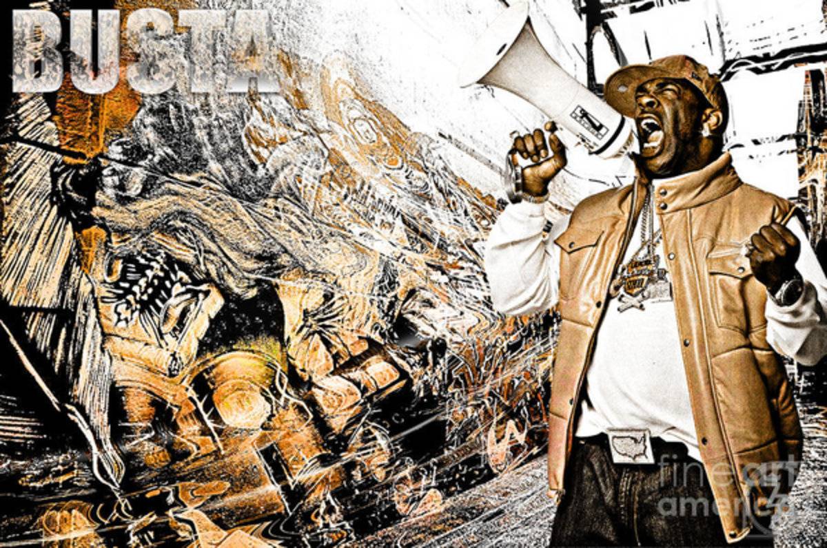 Street Phenomenon Busta - Rapper - Poster | Canvas Wall Art Print