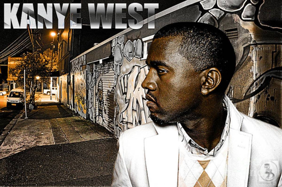 Street Phenomenon Kanye West - Rapper - Poster | Canvas Wall Art Print
