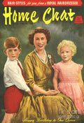 1950S Uk Home Chat Magazine Cover - Poster | Canvas Wall Art Print