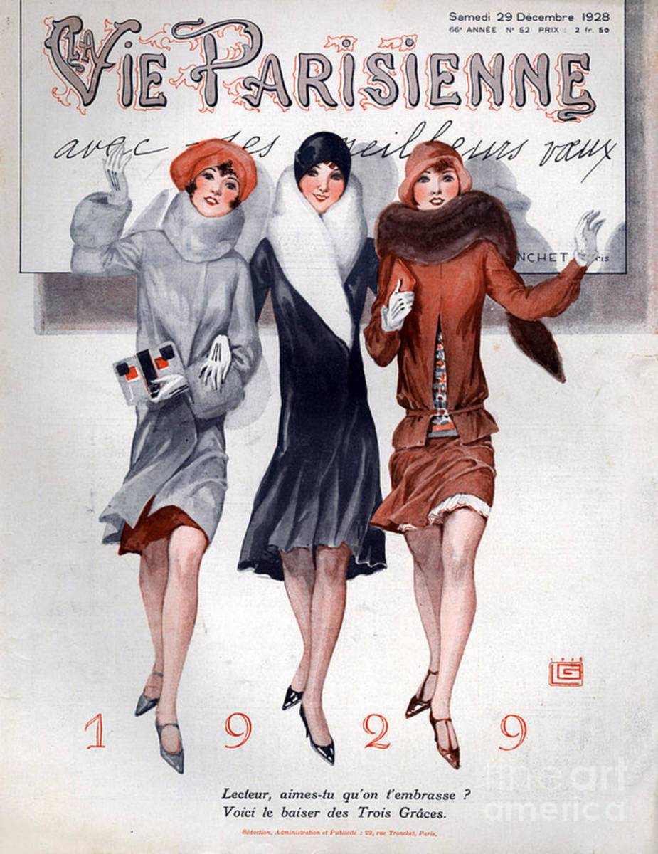 1920S France La Vie Parisienne Magazine - Poster | Canvas Wall Art Print