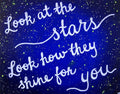 11X14 Look At The Stars - Poster | Canvas Wall Art Print