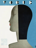 A Vintage Vogue Magazine Cover Of A Woman - Poster | Canvas Wall Art Print