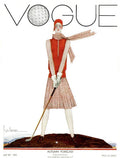 A Vintage Vogue Magazine Cover Of A Woman - Poster | Canvas Wall Art Print