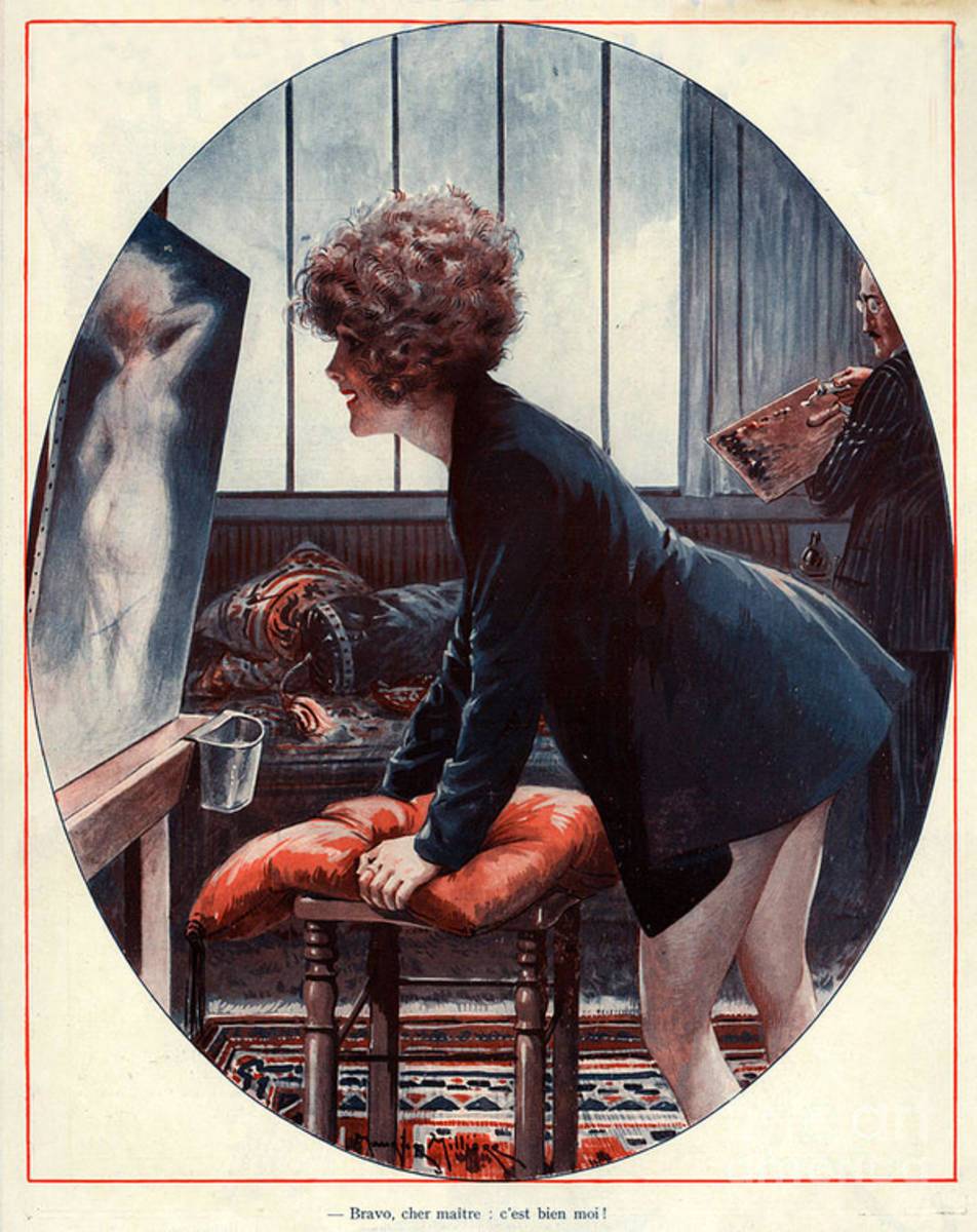 1920S France La Vie Parisienne Magazine - Poster | Canvas Wall Art Print
