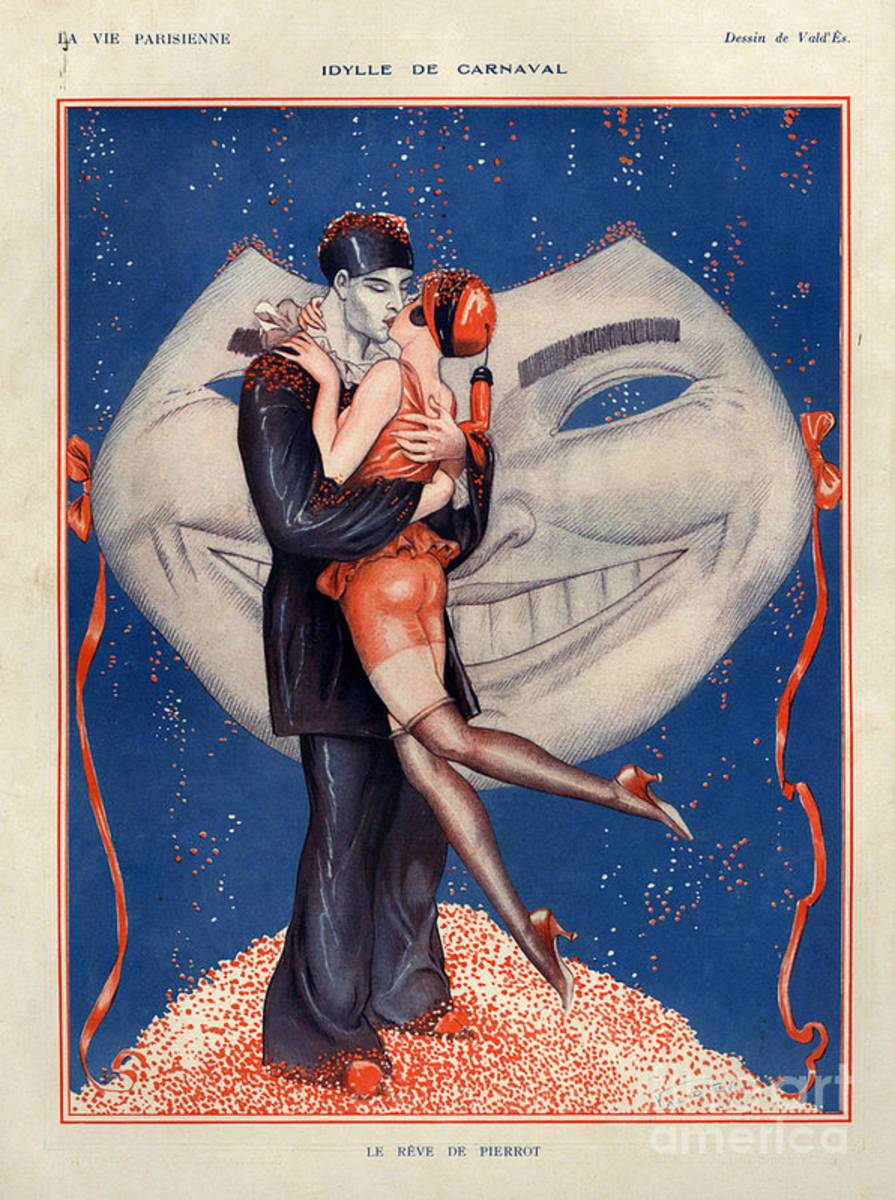 1920S France La Vie Parisienne - Poster | Canvas Wall Art Print