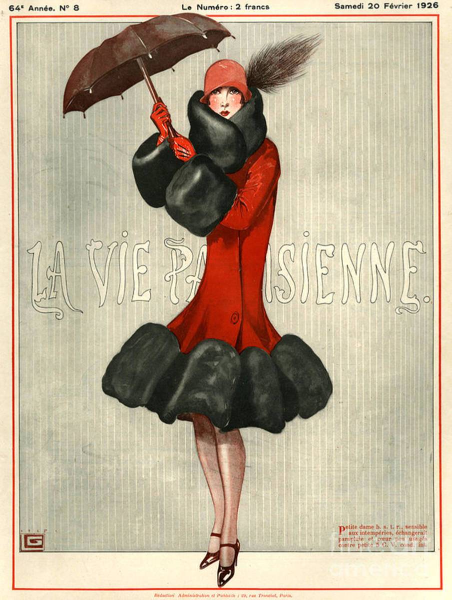 1920S France La Vie Parisienne Magazine - Poster | Canvas Wall Art Print