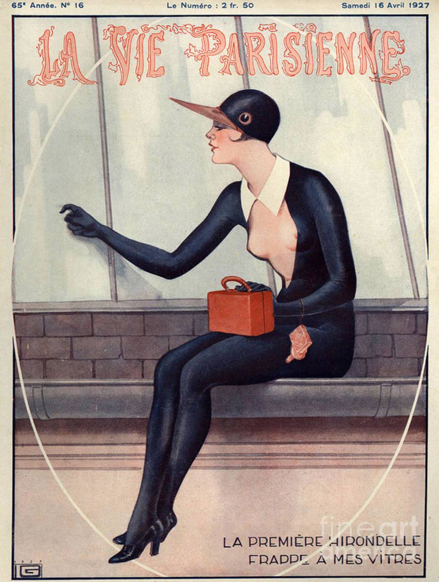 1920S France La Vie Parisienne Magazine - Poster | Canvas Wall Art Print
