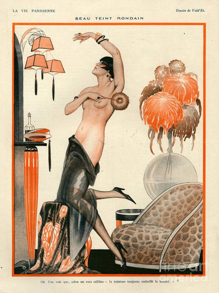 1920S France La Vie Parisienne Magazine - Poster | Canvas Wall Art Print
