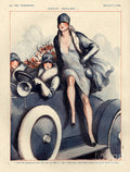 1920S France La Vie Parisienne Magazine - Poster | Canvas Wall Art Print