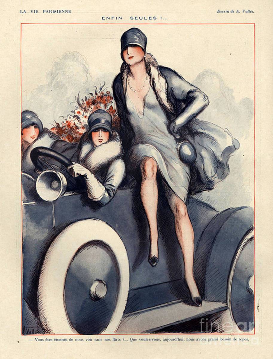 1920S France La Vie Parisienne Magazine - Poster | Canvas Wall Art Print