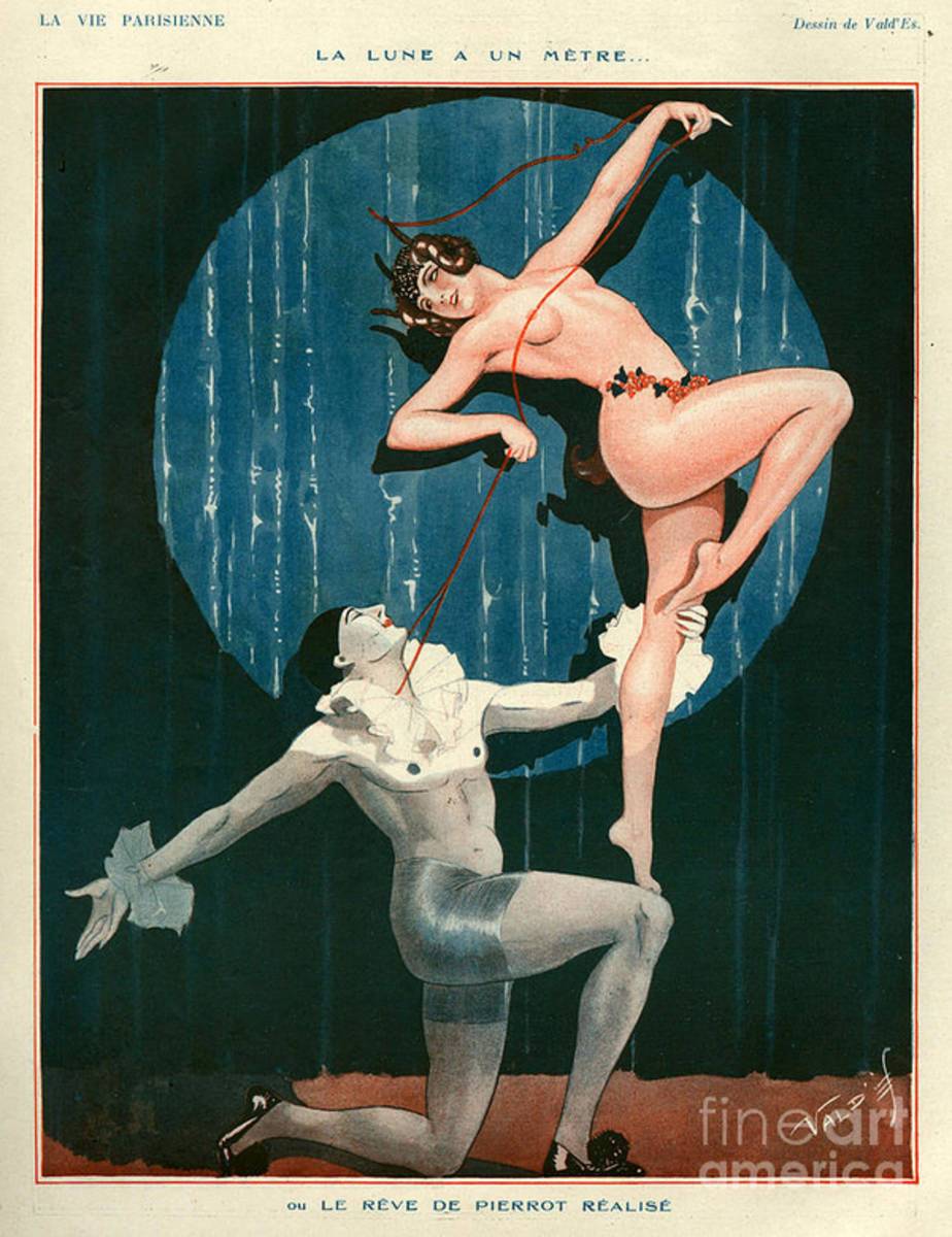 1920S France La Vie Parisienne Magazine - Poster | Canvas Wall Art Print