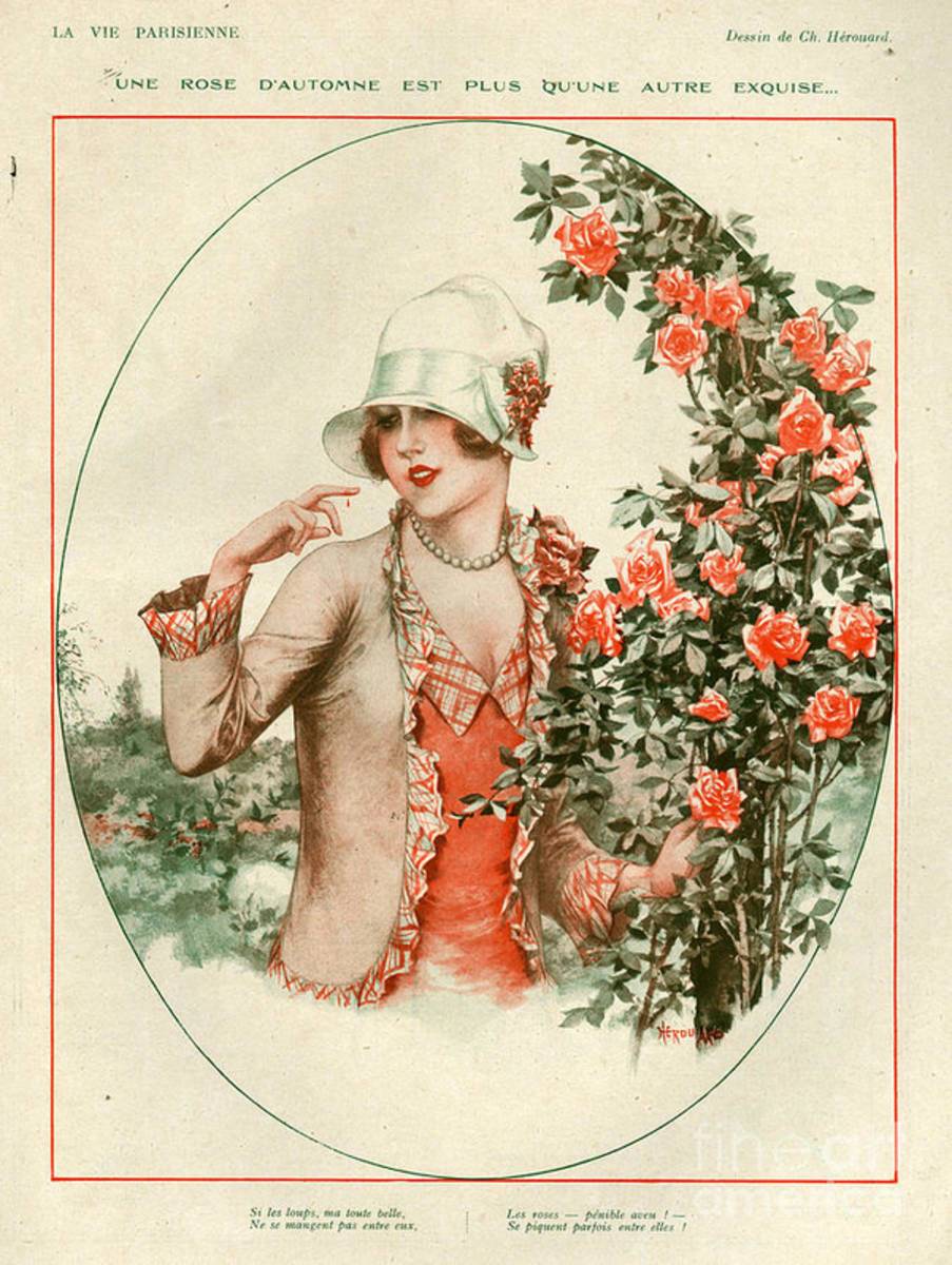 1920S France La Vie Parisienne Magazine - Poster | Canvas Wall Art Print