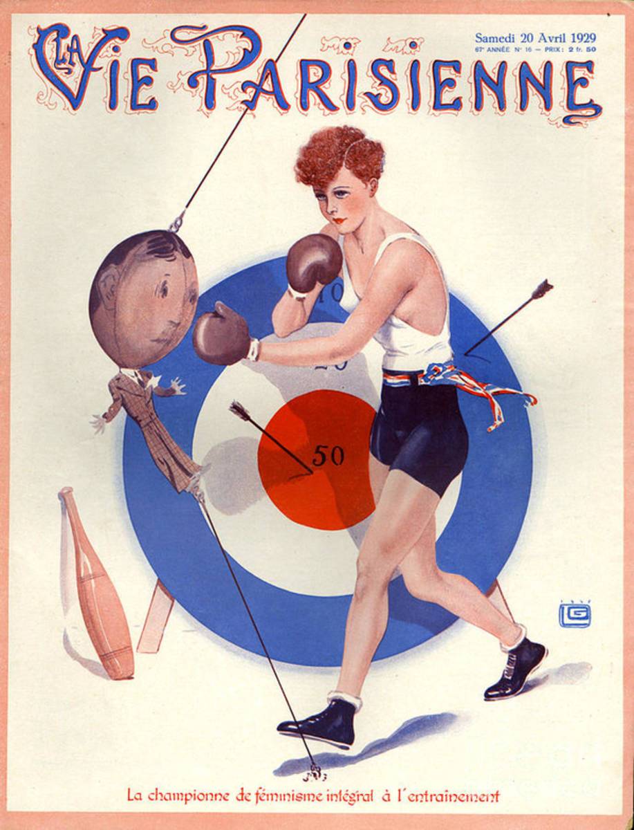 1920S France La Vie Parisienne Magazine - Poster | Canvas Wall Art Print