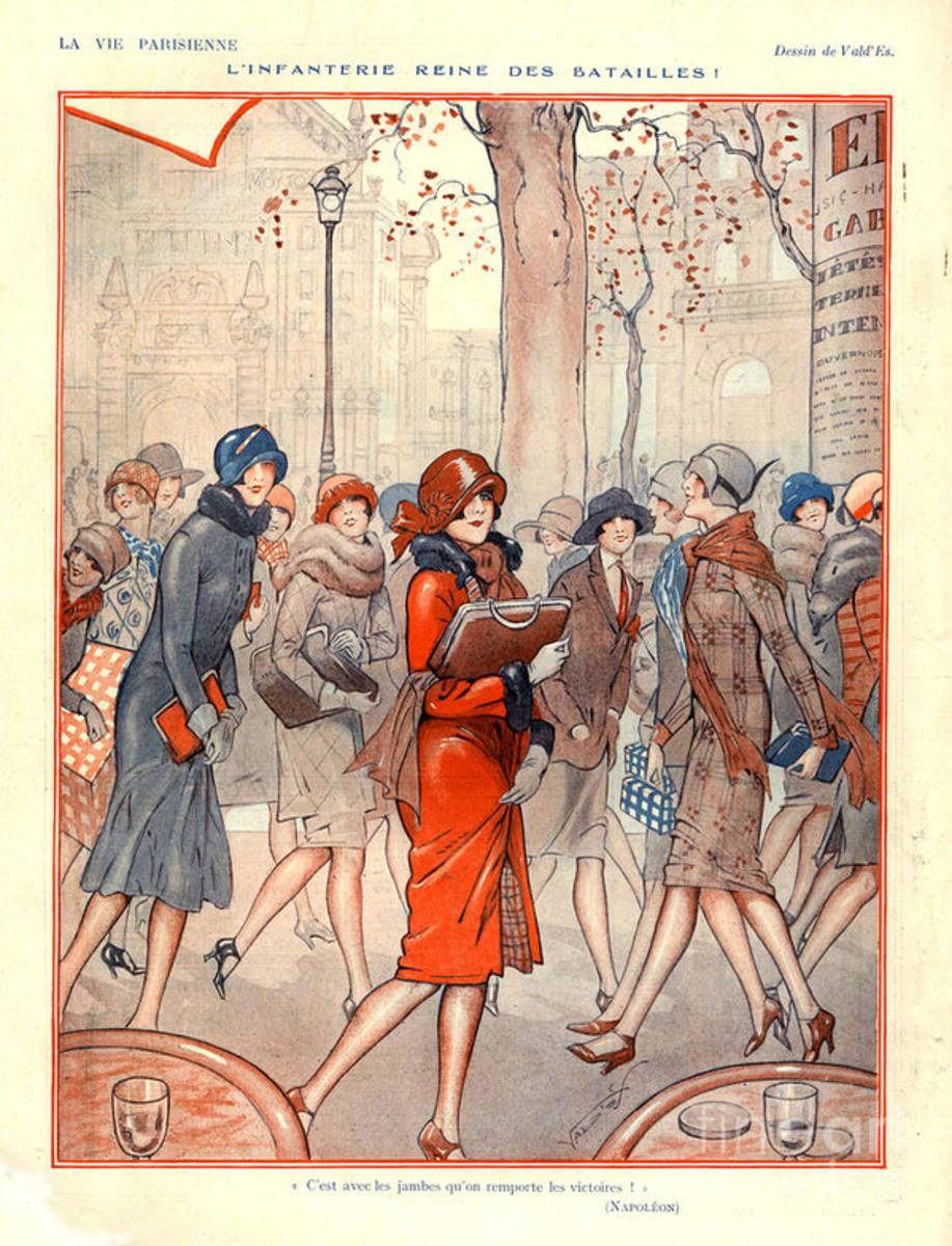 1920S France La Vie Parisienne Magazine - Poster | Canvas Wall Art Print