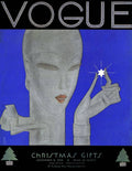 A Vintage Vogue Magazine Cover Of A Woman - Poster | Canvas Wall Art Print