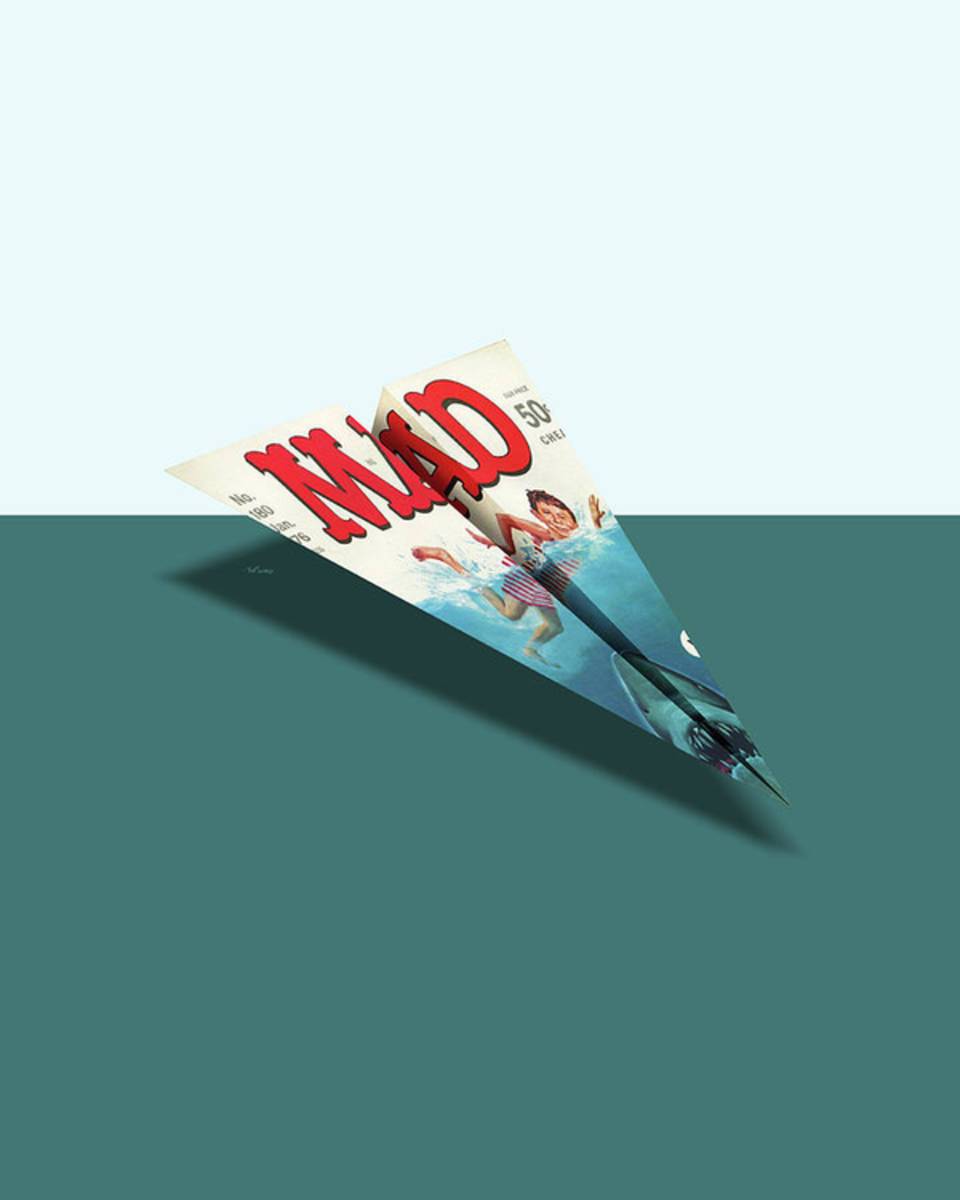 180 Mad Paper Airplanes - Poster | Canvas Wall Art Print