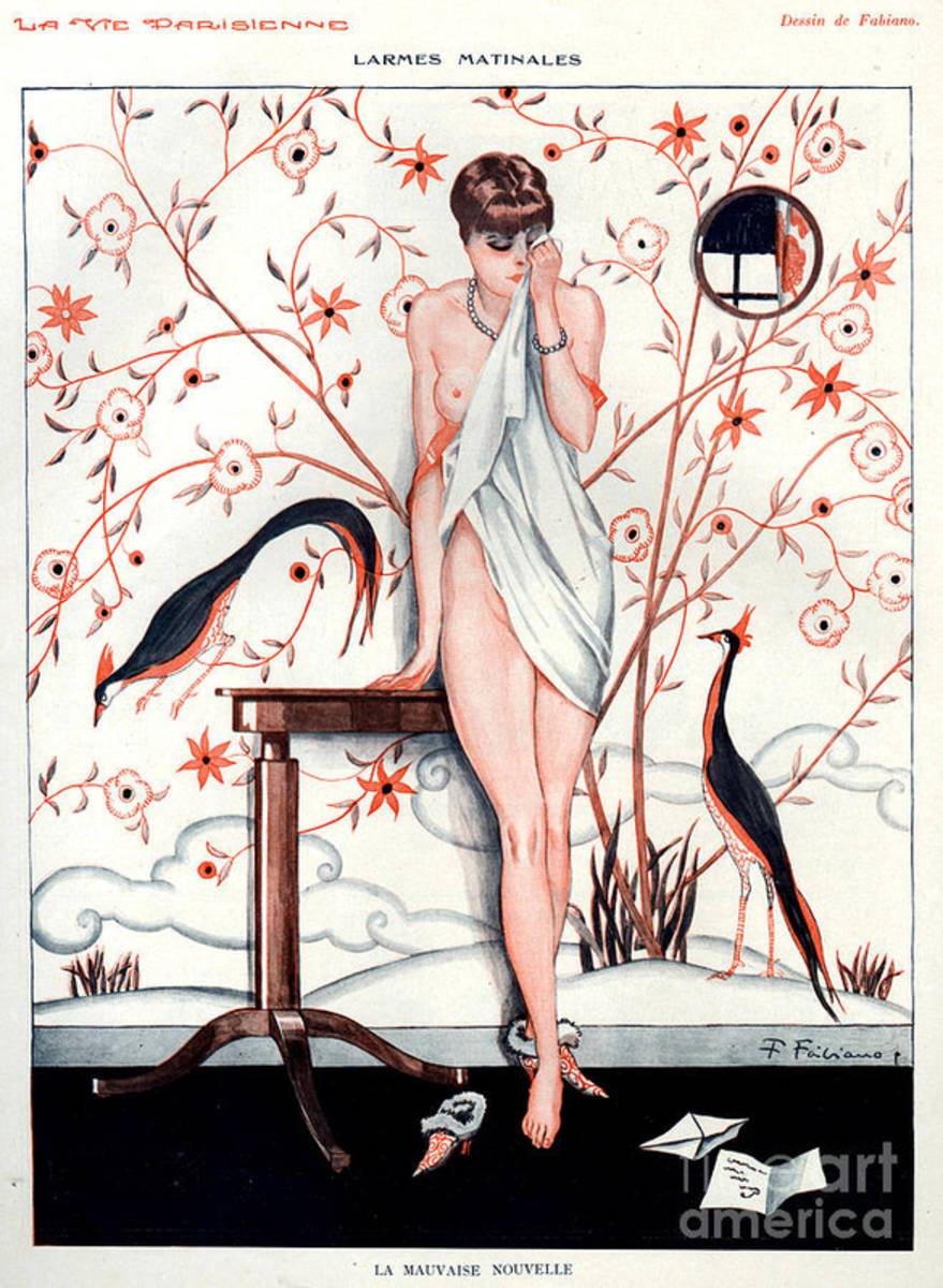 1920S France La Vie Parisienne Magazine - Poster | Canvas Wall Art Print