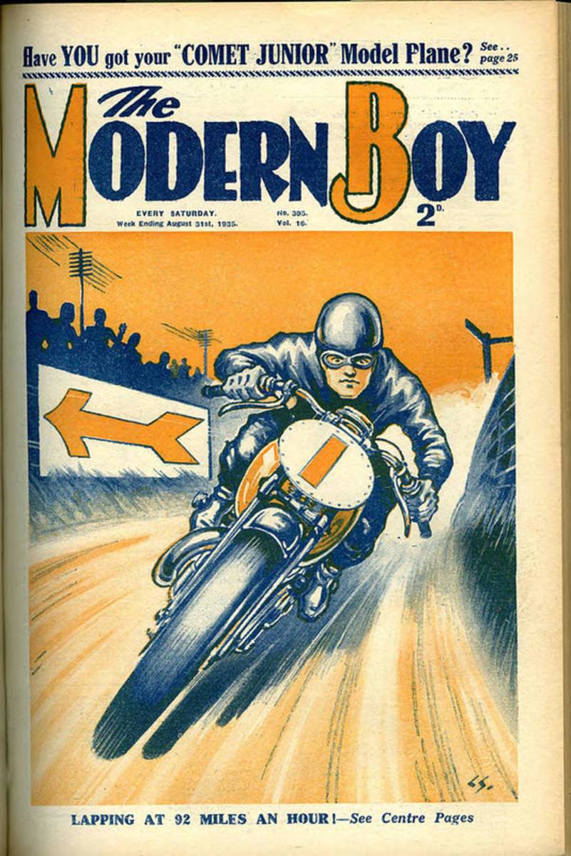 1930S Uk The Modern Boy Magazine Cover - Poster | Canvas Wall Art Print