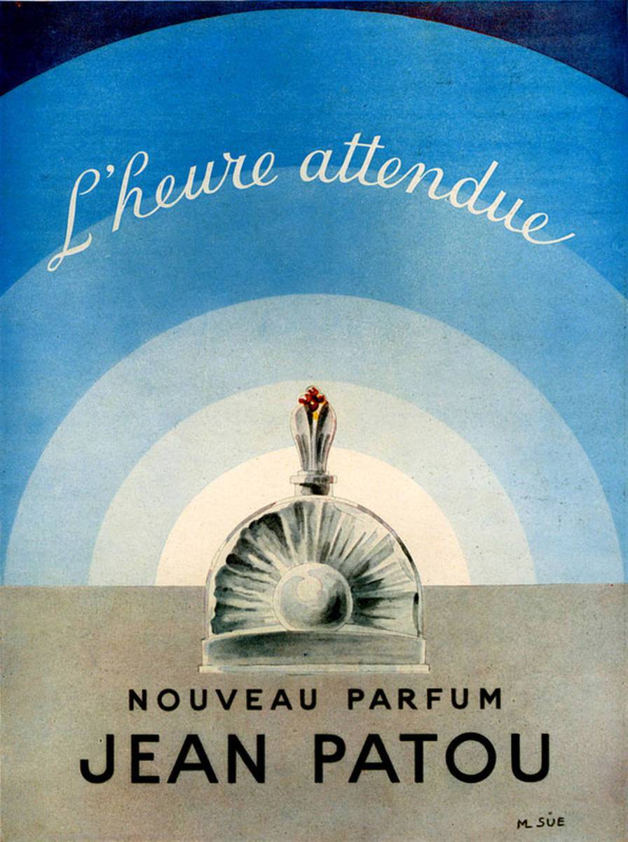 1940S Uk Jean Patou Magazine Advert - Poster | Canvas Wall Art Print