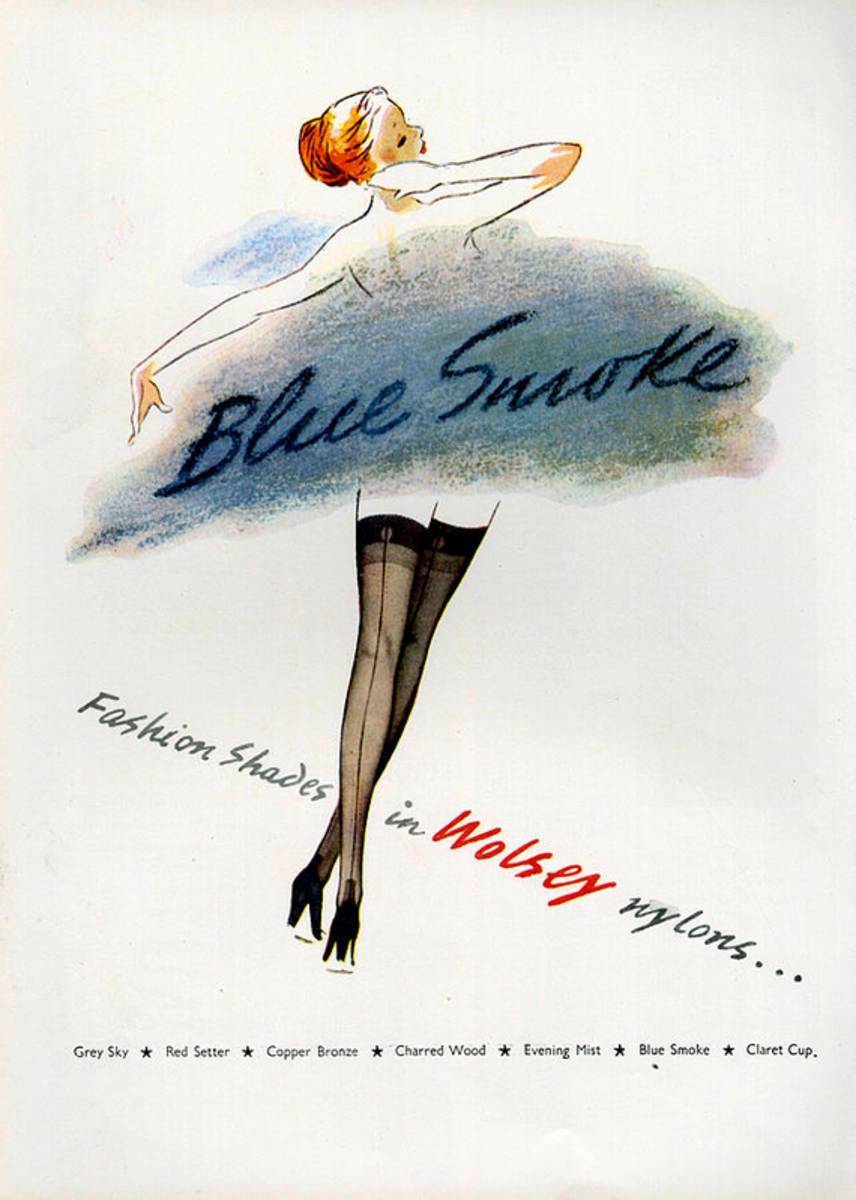 1940S Usa Wolsey Magazine Advert - Poster | Canvas Wall Art Print