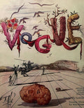 1944 Cover Of Vogue Magazine Dali Illustration - Poster | Canvas Wall Art Print