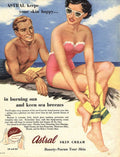 1950S Uk Sun Creams Lotions Tan - Poster | Canvas Wall Art Print